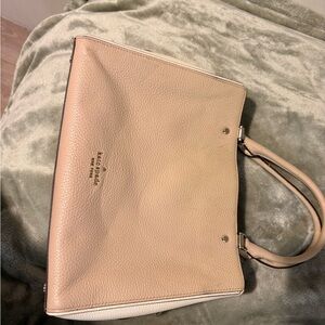 Kate Spade Beige Leather Tote